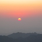 Sonnenaufgang auf dem Mosesberg