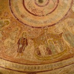 Detail eines christlichen Grabes in Bagawat (Kharga)
