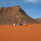 Camp in Wadi Hamra