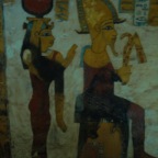 Detail in a tomb in Bahariya
